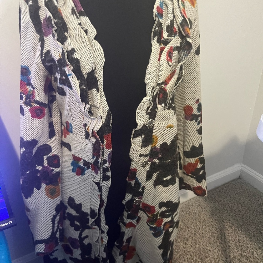 Floral Patterned Women's Sweater